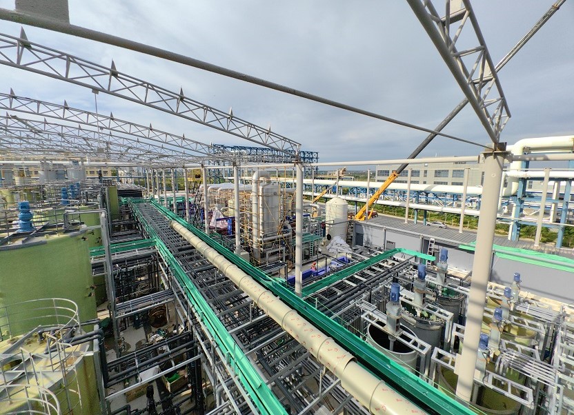 construction of wastewater treatment